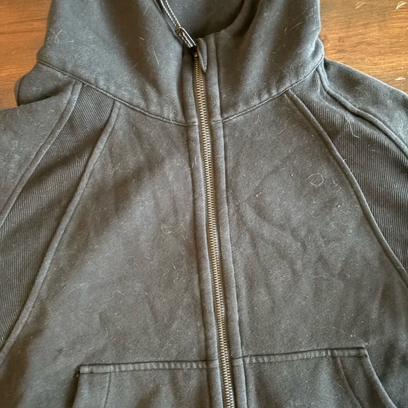 Lululemon Scuba Oversized Full-Zip Hoodie Black size M/L - Picture 4 of 8